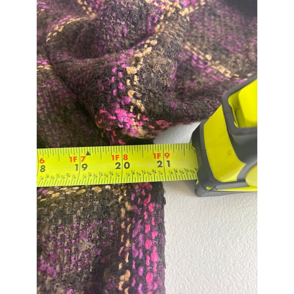 Chadwick’s Boucle Plaid Jacket with Zipper Detail Size 14 - Picture 5 of 8